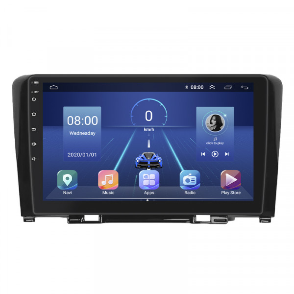 Штатная магнитола Lesko для Great Wall Hover H6  2011-2017 экран 9" 4/64Gb 4G Wi-Fi GPS Top