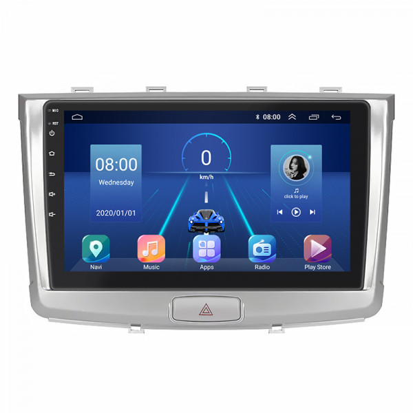 Штатная магнитола Lesko для Haval H6  2014-2020 экран 10" 4/64Gb 4G Wi-Fi GPS Top