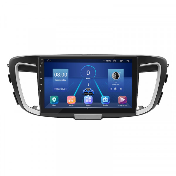 Штатная магнитола Lesko для Honda Accord IX Рестайлинг 2015-2019 экран 10" 4/64Gb 4G Wi-Fi GPS Top