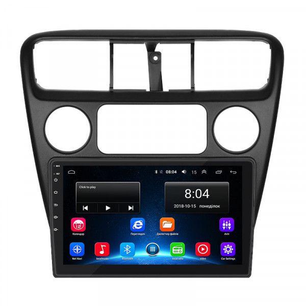 Штатная магнитола Lesko для Honda Accord VI 1997-2002 экран 9" 2/32Gb Wi-Fi GPS Base