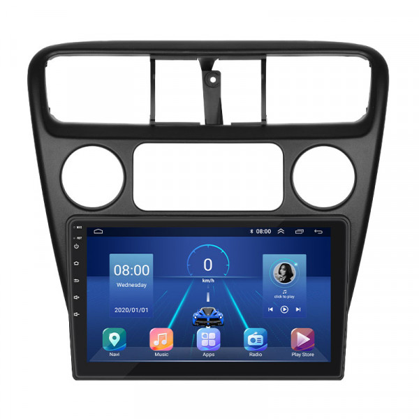 Штатная магнитола Lesko для Honda Accord VI 1997-2002 экран 9" 4/64Gb 4G Wi-Fi GPS Top