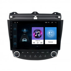 Штатная магнитола Lesko для Honda Accord VII 2002-2006 экран 10" 1/16Gb Wi-Fi GPS Base