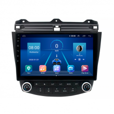 Штатная магнитола Lesko для Honda Accord VII 2002-2006 экран 10" 6/128Gb 4G Wi-Fi GPS Top