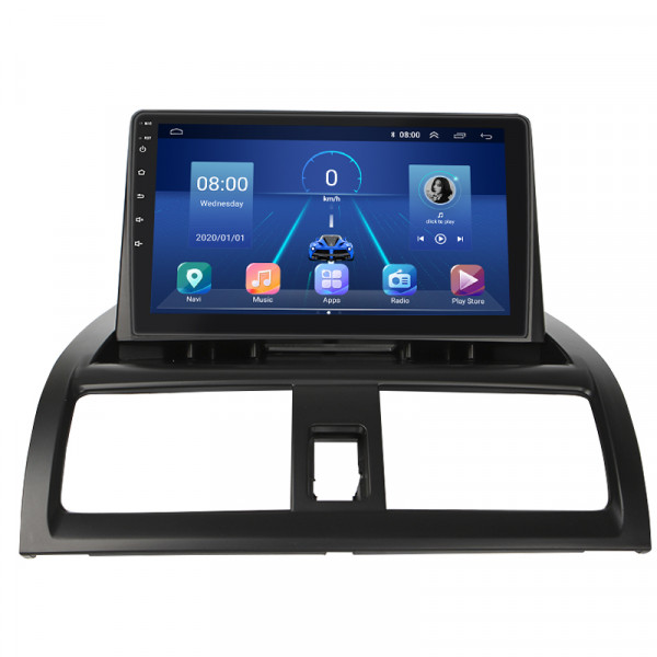 Штатная магнитола Lesko для Honda Accord VII ver 2 2002-2007 экран 9" 2/32Gb 4G Wi-Fi GPS Top