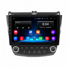 Штатная магнитола Lesko для Honda Accord VII Рестайлинг 2005-2008 экран 10" 2/32Gb Wi-Fi GPS Base