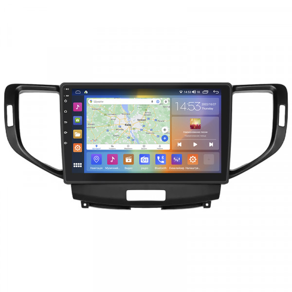 Штатная магнитола Lesko для Honda Accord VIII 2007-2011 экран 9" 4/64Gb CarPlay 4G Wi-Fi GPS Prime