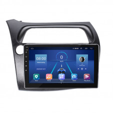 Штатная магнитола Lesko для Honda Civic Type R VIII Рестайлинг 2008-2011 экран 9" 4/64Gb 4G Wi-Fi GPS Top