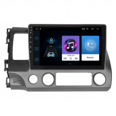 Штатная магнитола Lesko для Honda Civic VIII Рестайлинг 2008-2012 экран 10" 1/16Gb Wi-Fi GPS Base