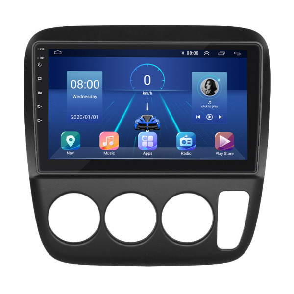 Штатная магнитола Lesko для Honda CR-V I 1995-1999 экран 9" 2/32Gb 4G Wi-Fi GPS Top