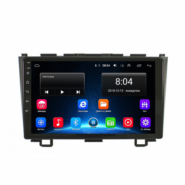 Штатная магнитола Lesko для Honda CR-V III 2006-2009 экран 9" 2/32Gb Wi-Fi GPS Base