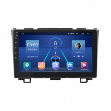 Штатная магнитола Lesko для Honda CR-V III Рестайлинг 2009-2012 экран 9" 2/32Gb 4G Wi-Fi GPS Top