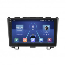 Штатная магнитола Lesko для Honda CR-V III Рестайлинг 2009-2012 экран 9" 6/128Gb 4G Wi-Fi GPS Top