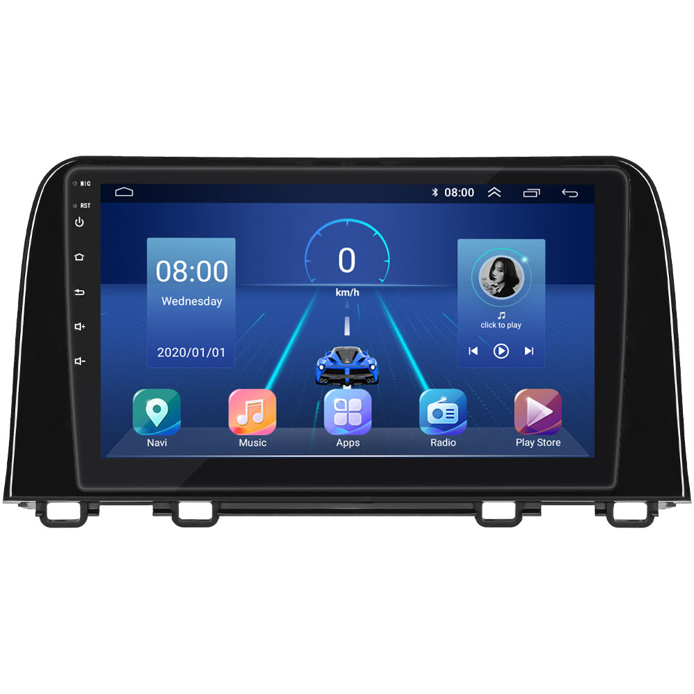 Штатная магнитола Lesko для Honda CR-V V 2016-2020 экран 9" 4/64Gb 4G Wi-Fi GPS Top