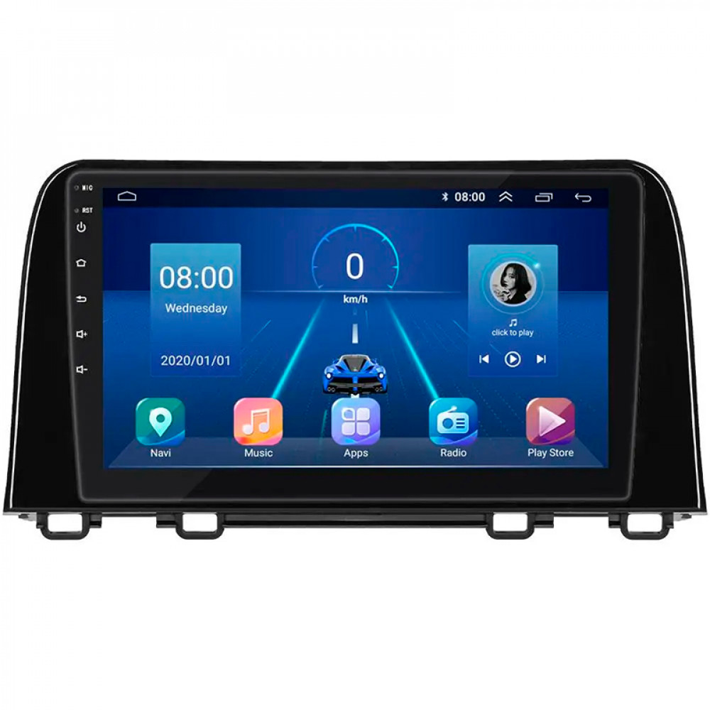 Штатная магнитола Lesko для Honda CR-V V 2016-2020 экран 9" 6/128Gb 4G Wi-Fi GPS Top