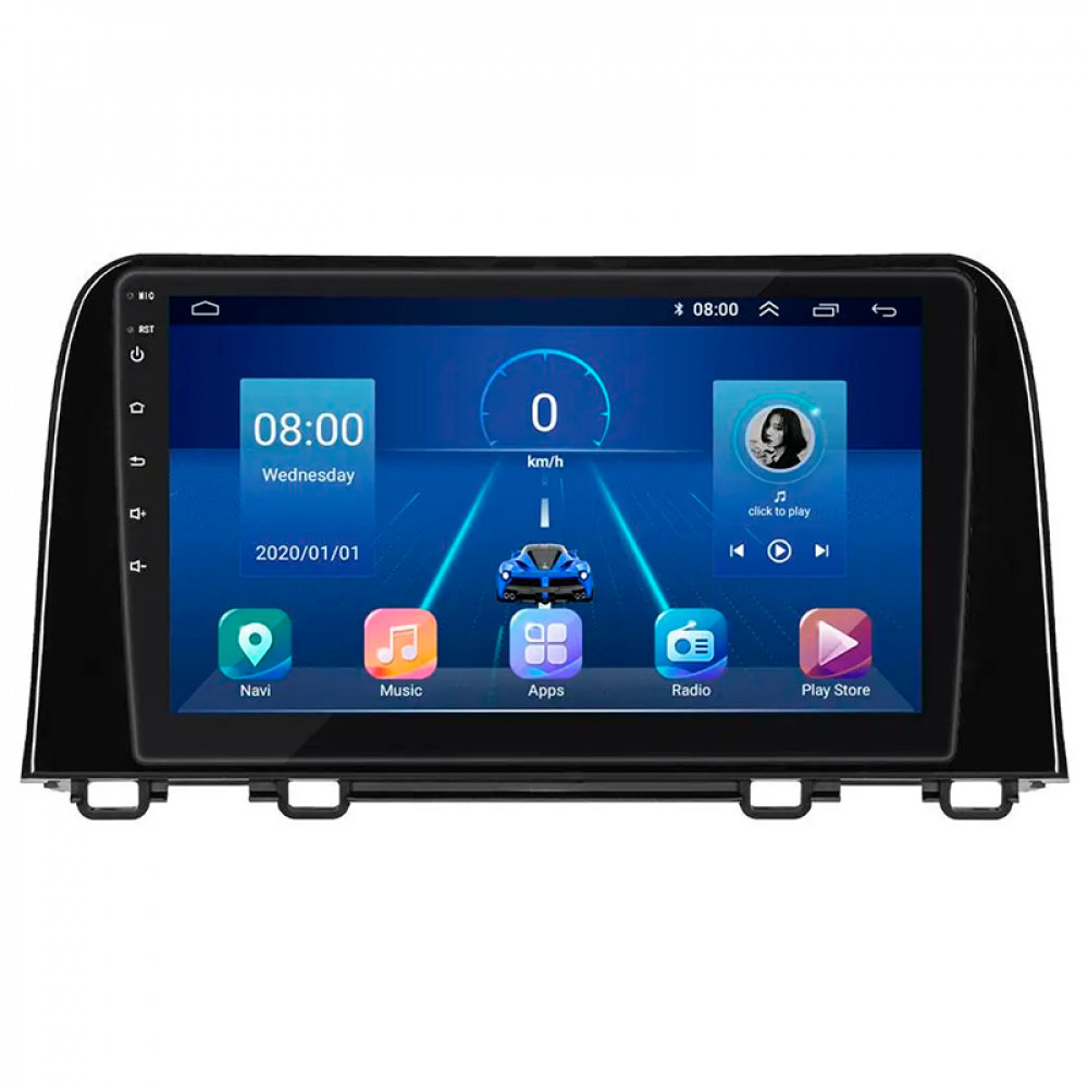 Штатная магнитола Lesko для Honda CR-V V Рестайлинг 2019-н.в. экран 9" 6/128Gb 4G Wi-Fi GPS Top