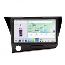 Штатная магнитола Lesko для Honda CR-Z  2010-2016 экран 9" 4/64 QLED CarPlay 4G Wi-Fi GPS 360 Prime