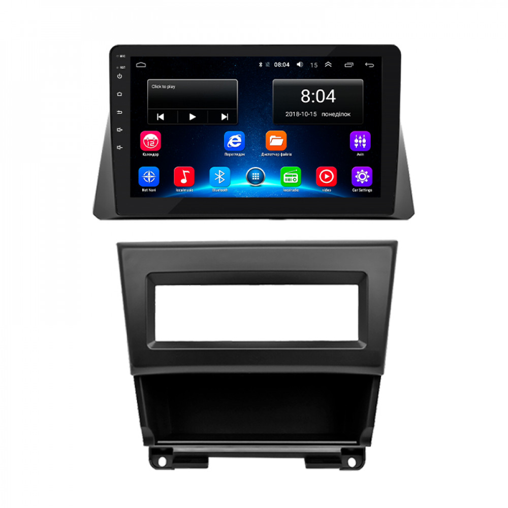 Штатная магнитола Lesko для Honda Crosstour I 2009-2012 экран 10" 2/32Gb Wi-Fi GPS Base