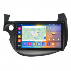 Штатная магнитола Lesko для Honda Fit II 2007-2014 экран 10" 4/64Gb CarPlay 4G Wi-Fi GPS Prime