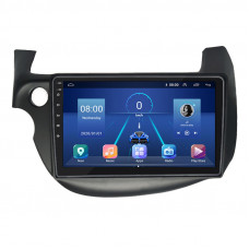 Штатная магнитола Lesko для Honda Fit II 2007-2014 экран 10" 6/128Gb 4G Wi-Fi GPS Top