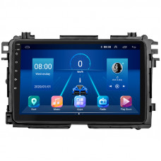 Штатная магнитола Lesko для Honda HR-V II Рестайлинг 2018-н.в. экран 9" 6/128Gb 4G Wi-Fi GPS Top