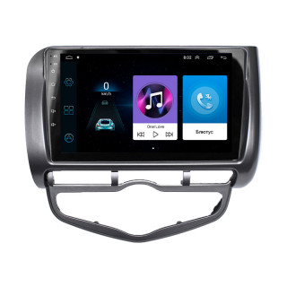 Штатная магнитола Lesko для Honda Jazz I 2001-2005 экран 9" 2/32Gb Wi-Fi GPS Base