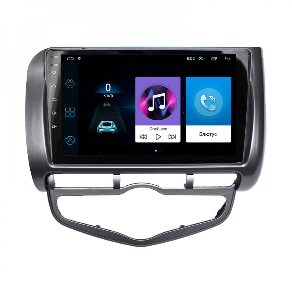 Штатная магнитола Lesko для Honda Jazz I Рестайлинг 2005-2008 экран 9" 2/32Gb Wi-Fi GPS Base