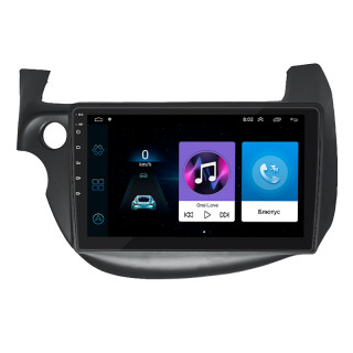 Штатная магнитола Lesko для Honda Jazz II 2008-2010 экран 10" 1/16Gb Wi-Fi GPS Base