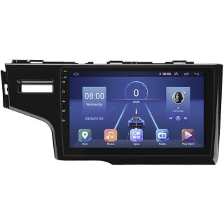 Штатная магнитола Lesko для Honda Jazz III Рестайлинг 2017-2020 экран 9" 6/128Gb 4G Wi-Fi GPS Top