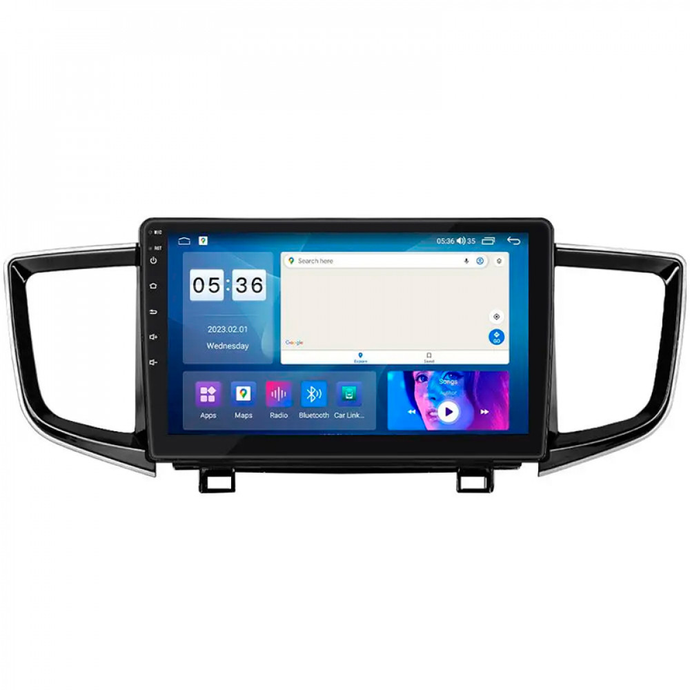 Штатная магнитола Lesko для Honda Pilot III Рестайлинг 2018-н.в. экран 10" 2/32Gb CarPlay 4G Wi-Fi GPS Prime