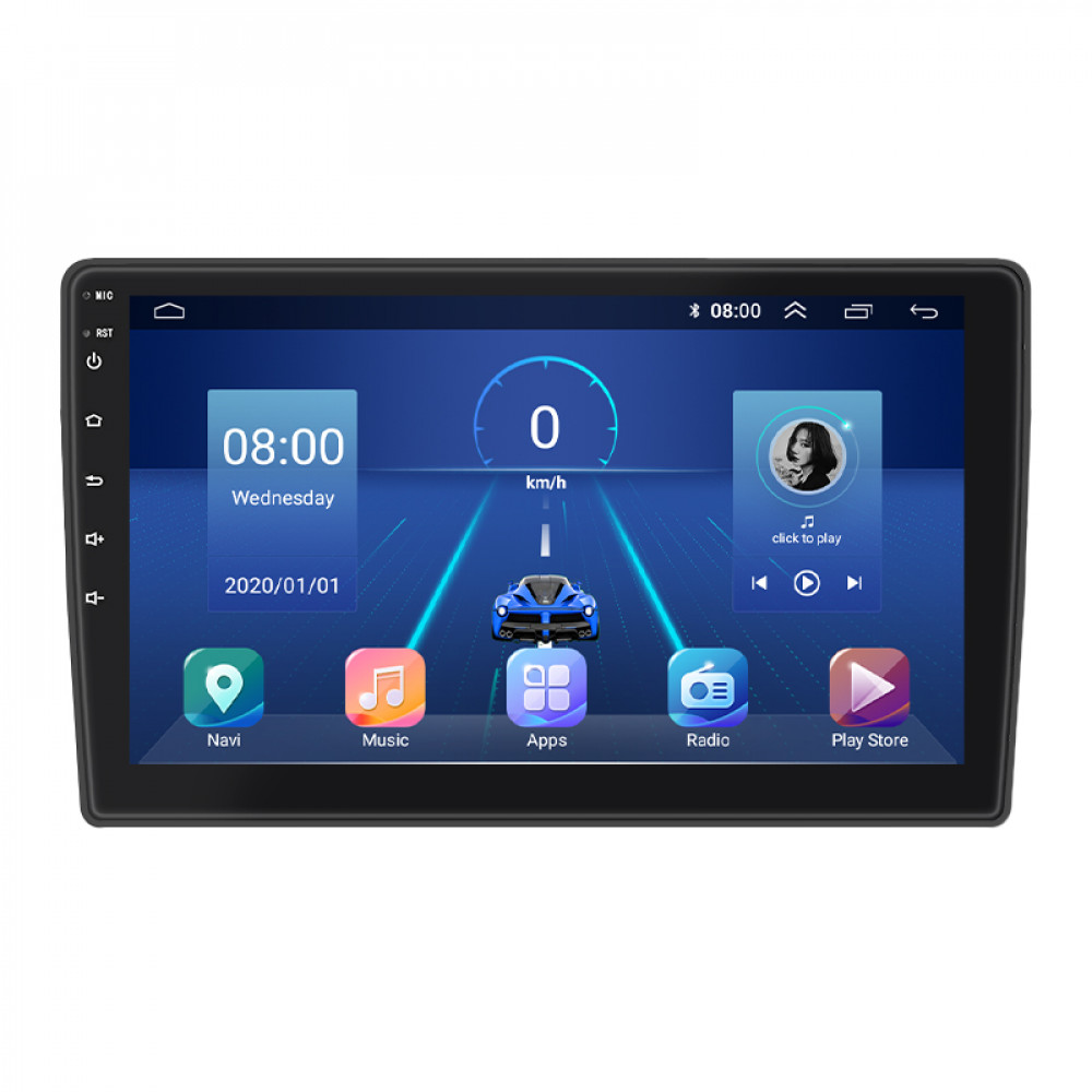 Штатная магнитола Lesko для Hummer H2 I Рестайлинг 2007-2009 экран 10" 2/32Gb 4G Wi-Fi GPS Top