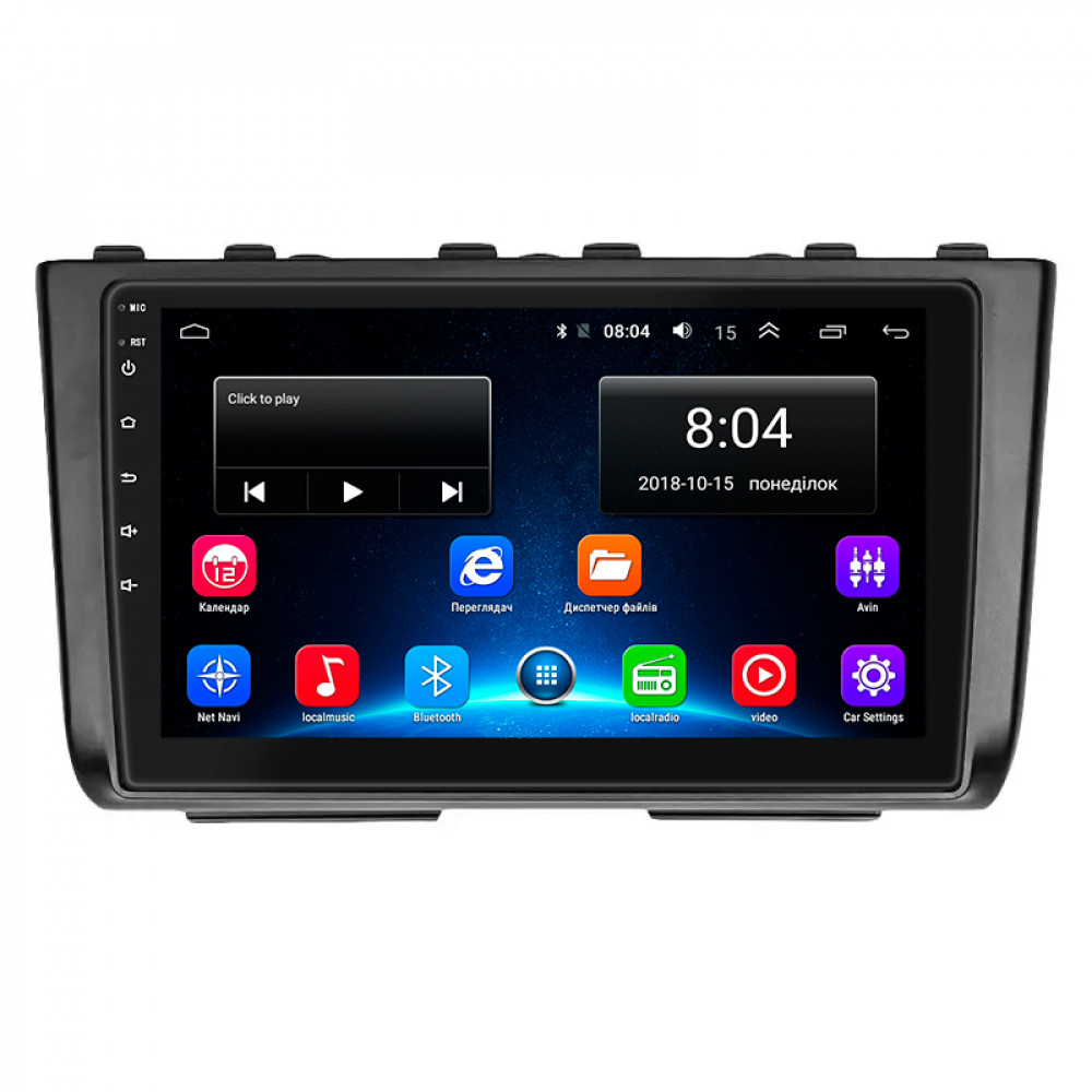 Штатная магнитола Lesko для Hyundai Creta I Рестайлинг 2020-2021 экран 9" 2/32Gb Wi-Fi GPS Base