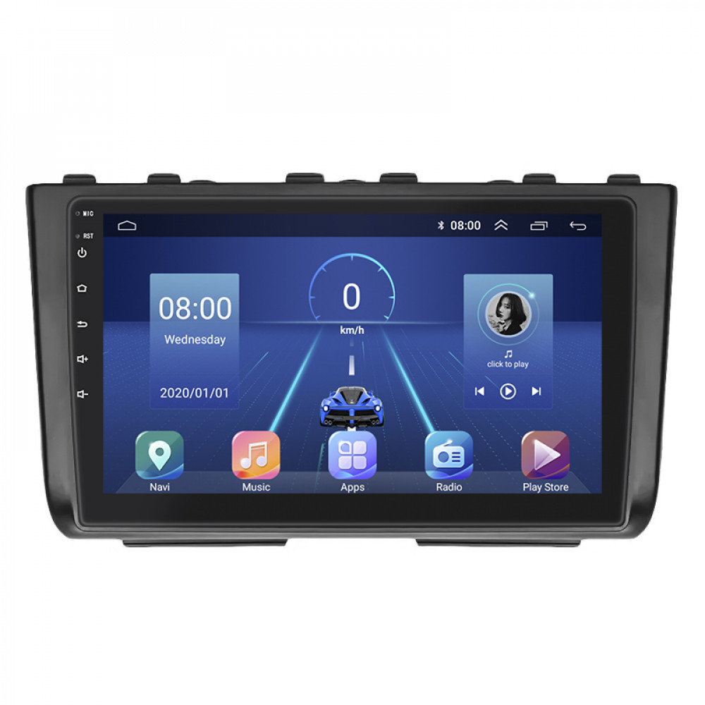 Штатная магнитола Lesko для Hyundai Creta II 2021-н.в. экран 9" 2/32Gb 4G Wi-Fi GPS Top