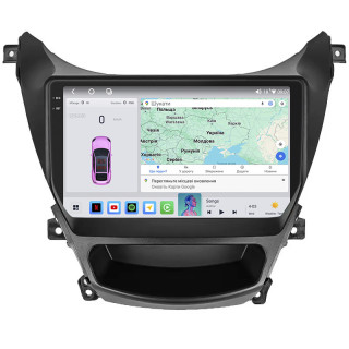 Штатная магнитола Lesko для Hyundai Elantra V (MD) Рестайлинг 2013-2016 экран 9" 4/64 QLED CarPlay 4G Wi-Fi GPS 360 Prime