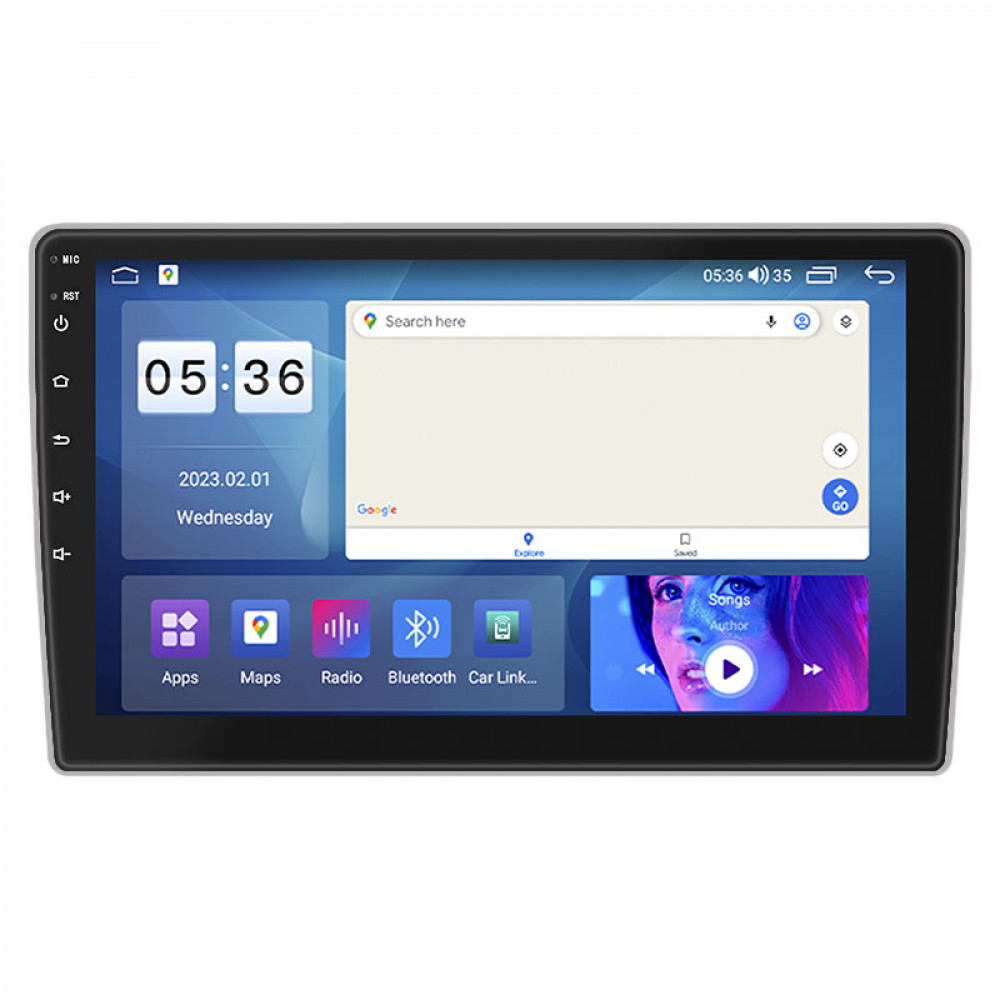 Штатная магнитола Lesko для Hyundai H-1 II 2007-2015 экран 9" 4/64Gb CarPlay 4G Wi-Fi GPS Prime