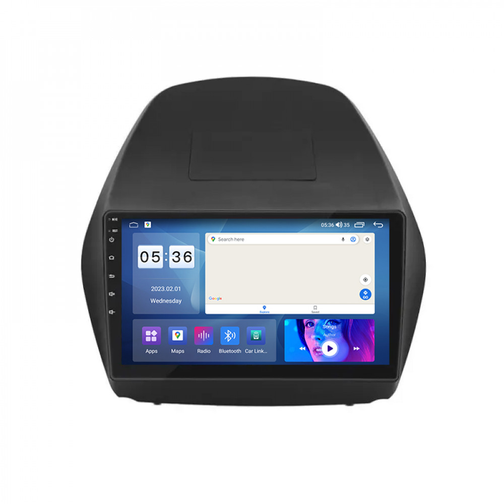 Штатная магнитола Lesko для Hyundai ix35 I 2010-2013 экран 10" 4/64Gb CarPlay 4G Wi-Fi GPS Prime