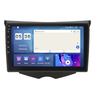 Штатная магнитола Lesko для Hyundai Veloster I 2011-2015 экран 9" 4/64Gb CarPlay 4G Wi-Fi GPS Prime