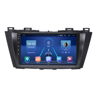 Штатная магнитола Lesko для Mazda Premacy III (CW) 2010-2017 экран 9" 4/64Gb 4G Wi-Fi GPS Top