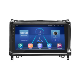 Штатная магнитола Lesko для Mercedes-Benz A-Класс II (W169) 2004-2008 экран 9" 2/32Gb 4G Wi-Fi GPS Top