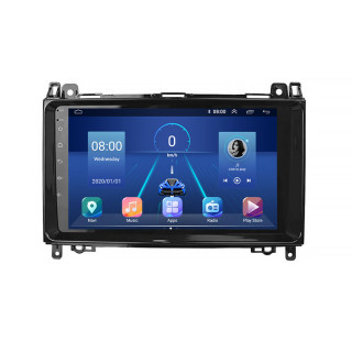 Штатная магнитола Lesko для Mercedes-Benz B-Класс I (W245) Рестайлинг 2008-2011 экран 9" 6/128Gb 4G Wi-Fi GPS Top