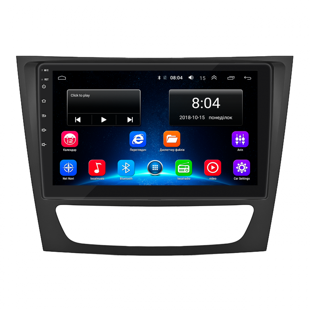 Штатная магнитола Lesko для Mercedes-Benz CLS I (C219) Рестайлинг 2008-2010 экран 9" 2/32Gb Wi-Fi GPS Base