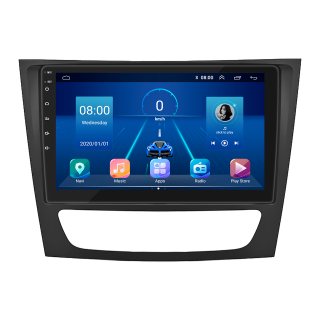 Штатная магнитола Lesko для Mercedes-Benz E-Класс III (W211, S211) Рестайлинг 2006-2009 экран 9" 2/32Gb 4G Wi-Fi GPS Top