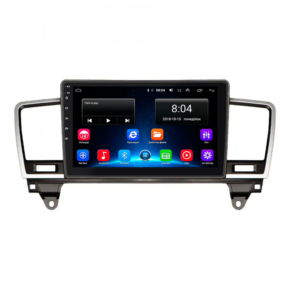 Штатная магнитола Lesko для Mercedes-Benz M-Класс III (W166) 2011-2015 экран 9" 2/32Gb Wi-Fi GPS Base