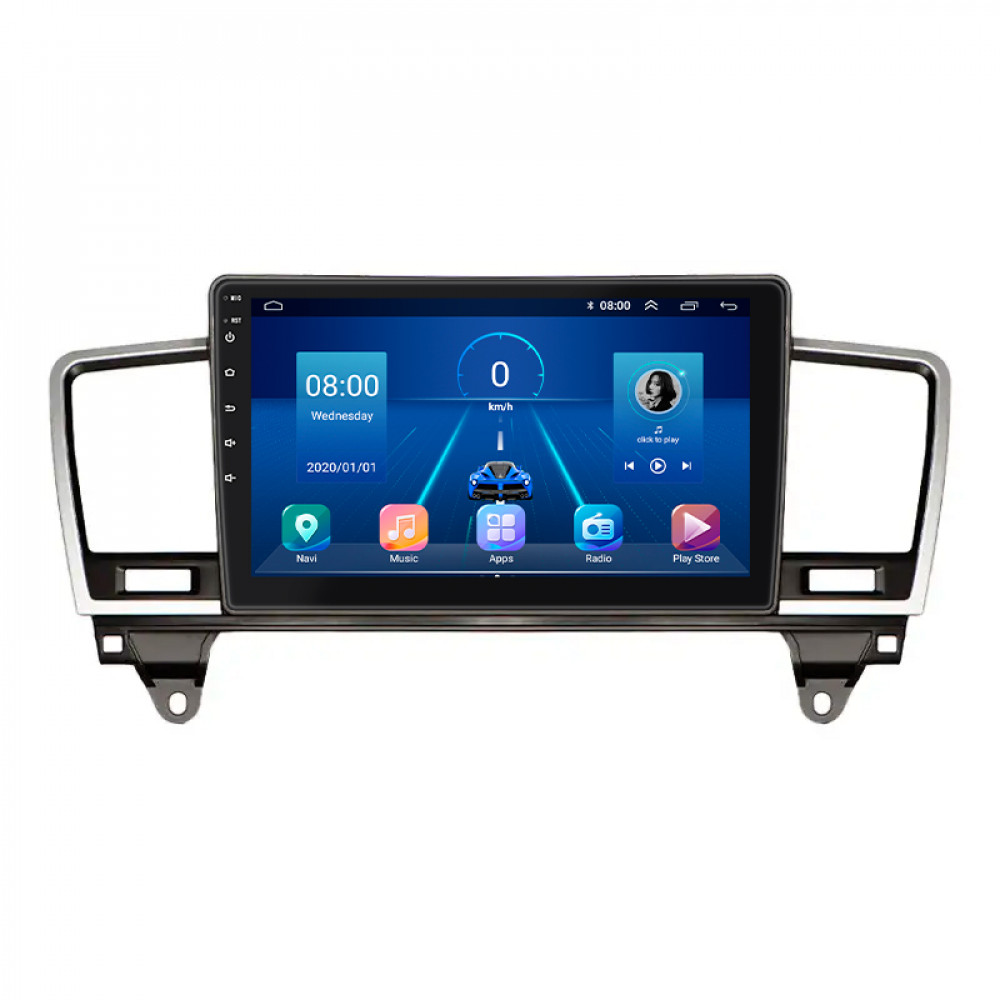 Штатная магнитола Lesko для Mercedes-Benz M-Класс III (W166) 2011-2015 экран 9" 6/128Gb 4G Wi-Fi GPS Top