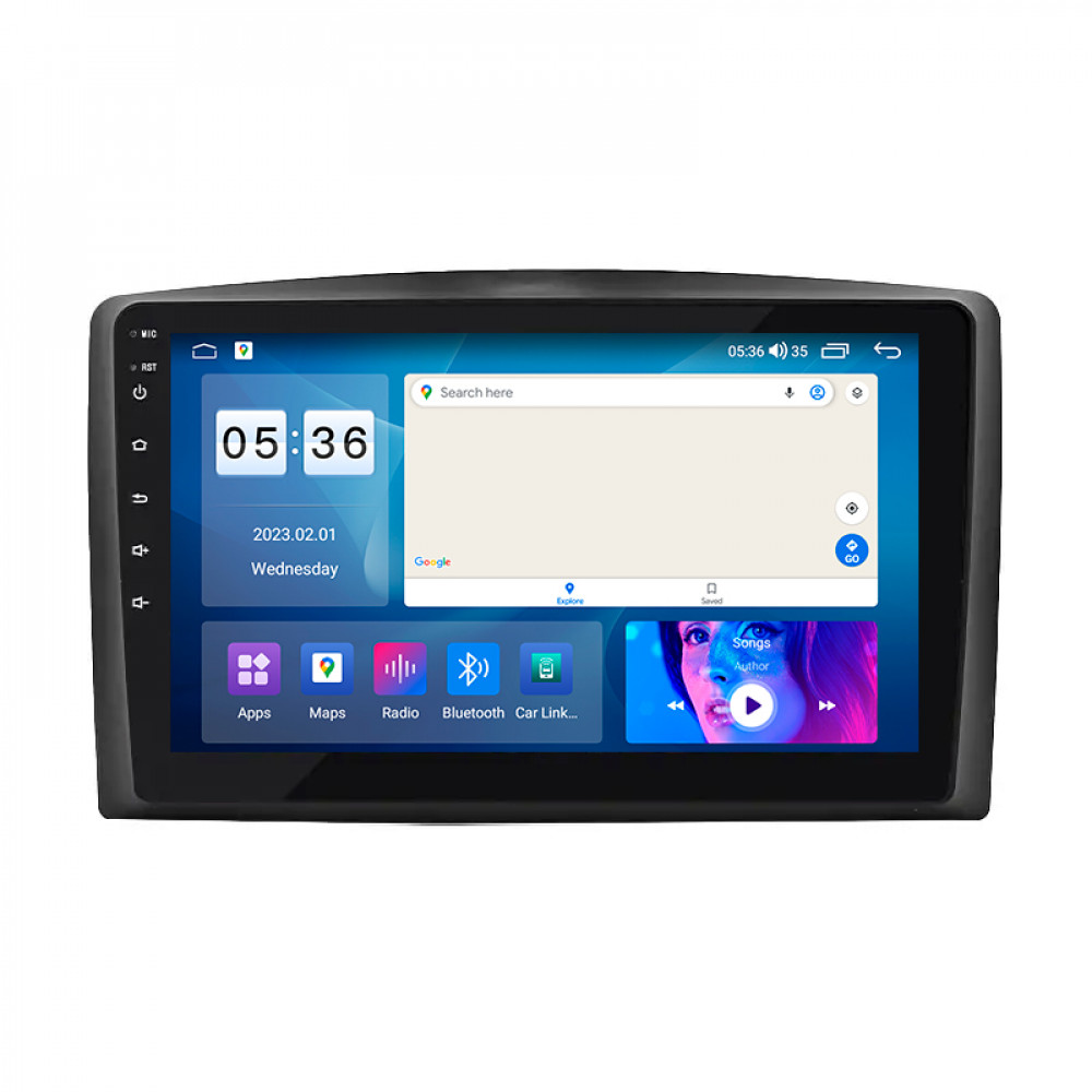 Штатная магнитола Lesko для Mercedes-Benz Metris  2015-н.в. экран 10" 2/32Gb CarPlay 4G Wi-Fi GPS Prime