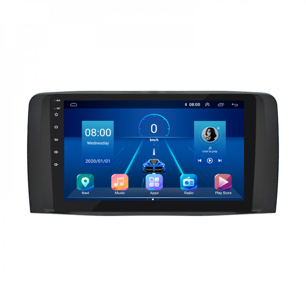 Штатная магнитола Lesko для Mercedes-Benz R-Класс I Рестайлинг 2 2010-2017 экран 9" 2/32Gb Wi-Fi GPS Base