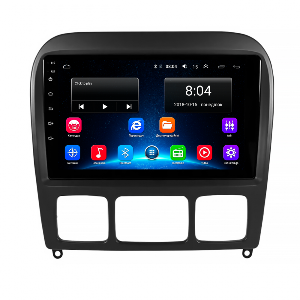 Штатная магнитола Lesko для Mercedes-Benz S-Класс IV (W220) 1998-2005 экран 9" 2/32Gb Wi-Fi GPS Base