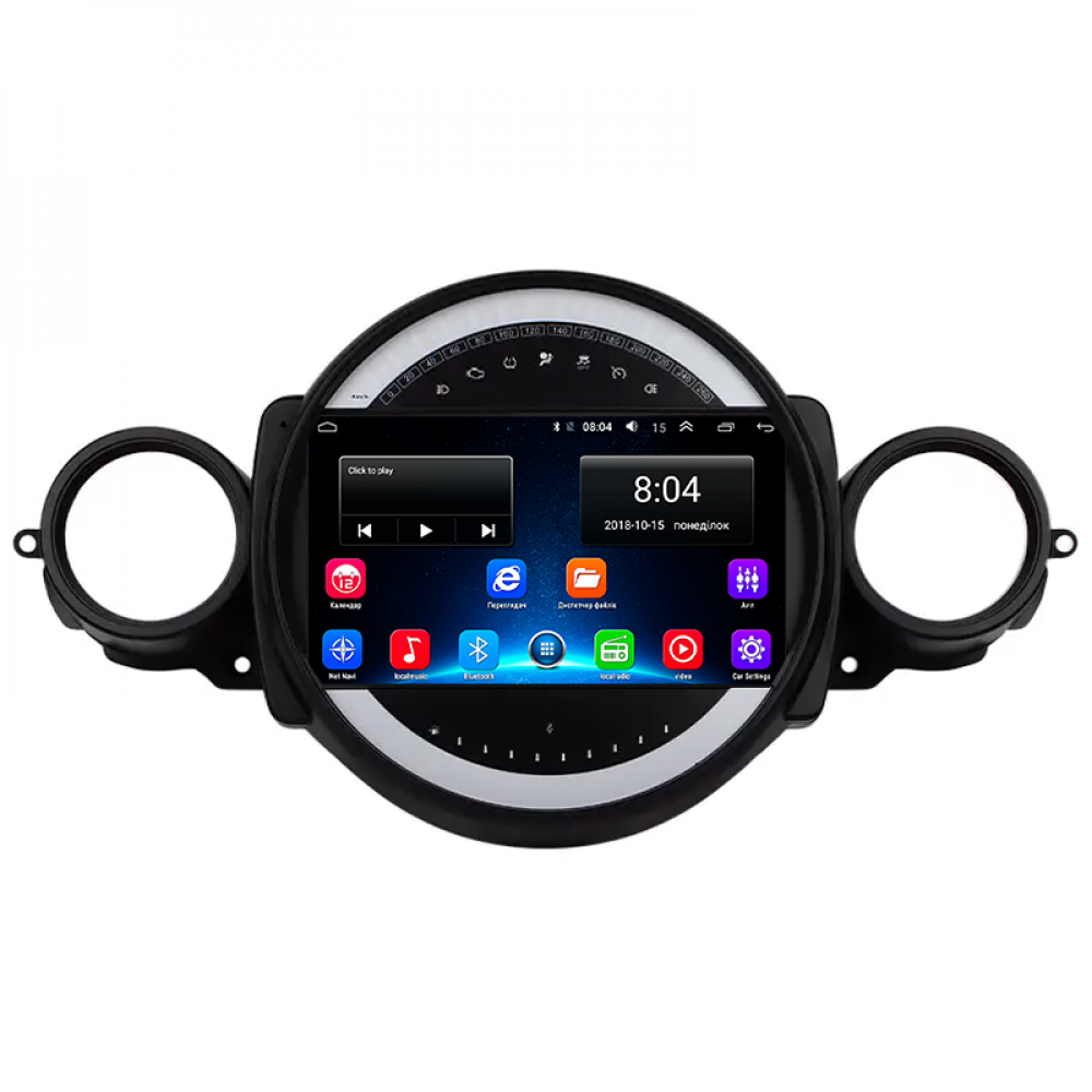 Штатная магнитола Lesko для MINI Clubman I Рестайлинг 2010-2014 экран 9" 2/32Gb Wi-Fi GPS Base