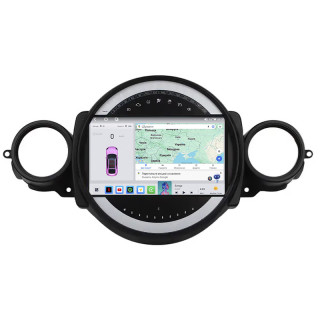 Штатная магнитола Lesko для MINI Hatch II (R56) 2006-2010 экран 9" 4/64 QLED CarPlay 4G Wi-Fi GPS 360 Prime