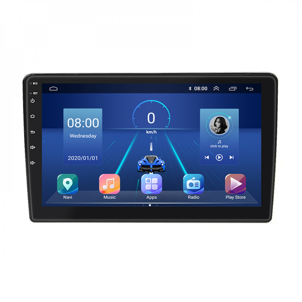 Штатная магнитола Lesko для Mitsubishi ASX I Рестайлинг 2012-2016 экран 10" 6/128Gb 4G Wi-Fi GPS Top