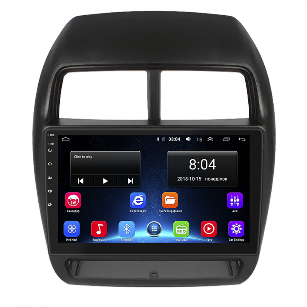 Штатная магнитола Lesko для Mitsubishi ASX I Рестайлинг 3 2020-н.в. экран 10" 2/32Gb Wi-Fi GPS Base